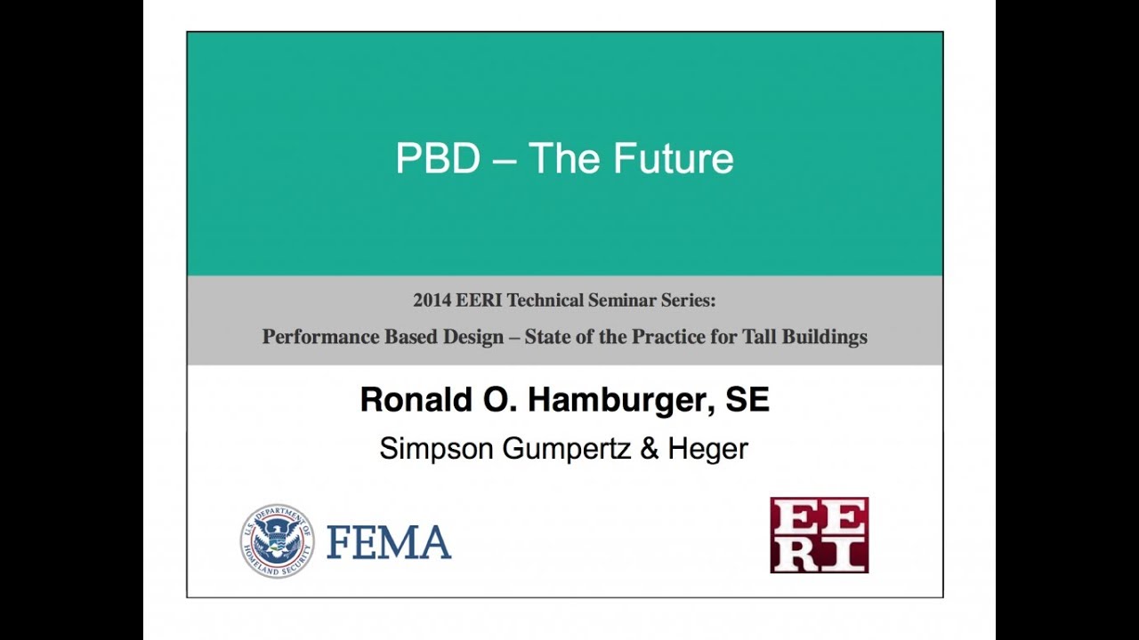 The Future of PBD - Performance Based Design of Tall Buildings (8 of 10)