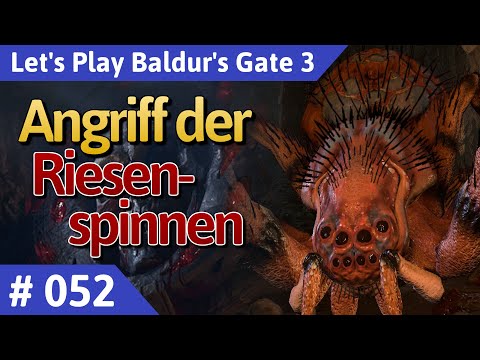 Baldur's Gate 3 deutsch Teil 52 - Angriff der Riesenspinnen Let's Play
