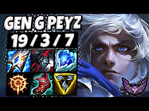 Ezreal vs Draven ADC [ Gen G Peyz ] Patch 14.11 Korea Master ✅