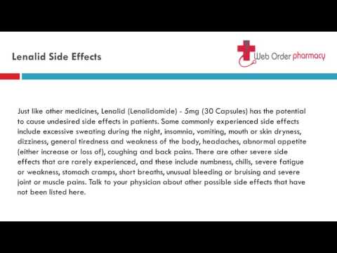 Lenalid lenalidomide capsule, 15 mg