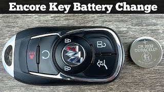 How To Replace BUICK ENCORE Remote Key Fob Battery 2017 - 2024 DIY Change Replacement Key Batteries
