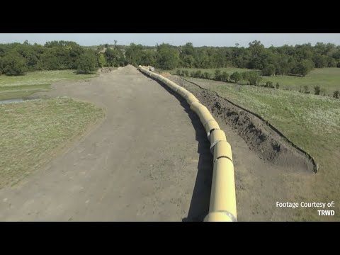Massive pipeline provides water from three lakes to North Texas