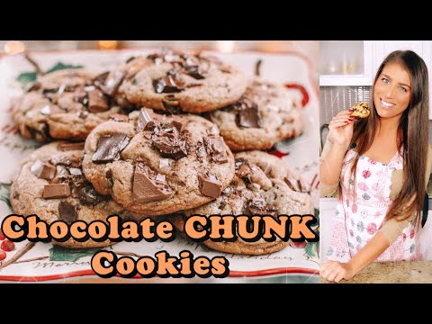 BEST Chocolate Chip (CHUNK) Cookie Recipe