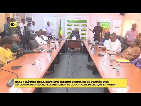 HAAC/CLÔTURE DE LA DEUXIÈME SESSION ORDINAIRE DE L'ANNÉE 2025