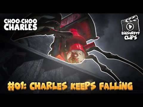 Charles Keeps Falling: Choo-Choo Charles - Glitches, Bugs and Funny Moments Clips 01