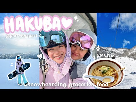 ❄️ 1 week of snowboarding in Hakuba/Myoko 🏂 which resorts to visit! 🏨 Japan Vlog Pt 2 ✦