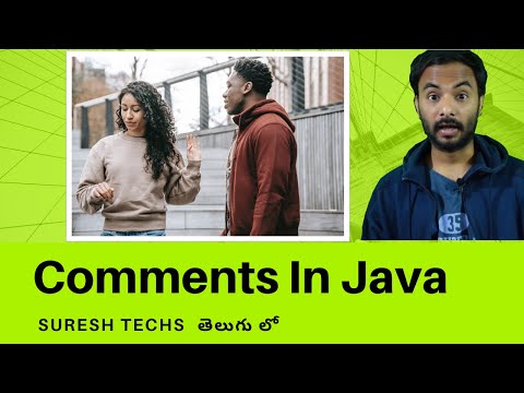 Java In Telugu Chapter 14 Comments In Java