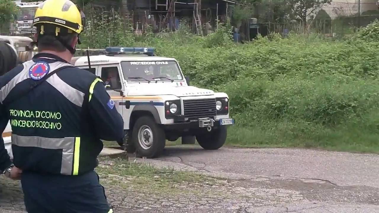 Odescalchi 2016, la simulazione di un incendio boschivo a Ponte Chiasso