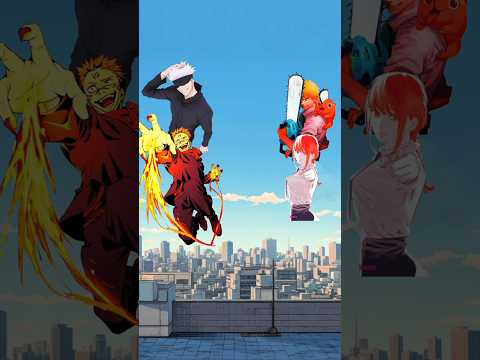 Gojo & Sukuna vs Denji & Makima