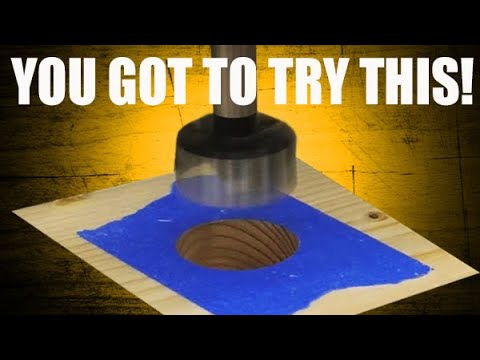 Clever tricks with forstner bits