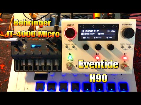 Behringer JT-4000 Micro (£49) - Eventide H90 Effects (£895) - Two Price Extremes Working Together