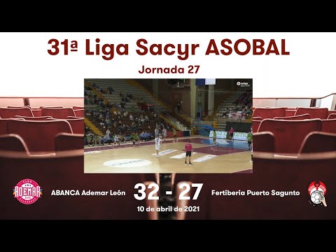 31ª Liga Sacyr ASOBAL J27: ABANCA Ademar León - Fertiberia Puerto Sagunto 32-27