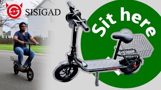 An E-Scooter where you Sit! SISIGAD Gofer Series (HY-C10)