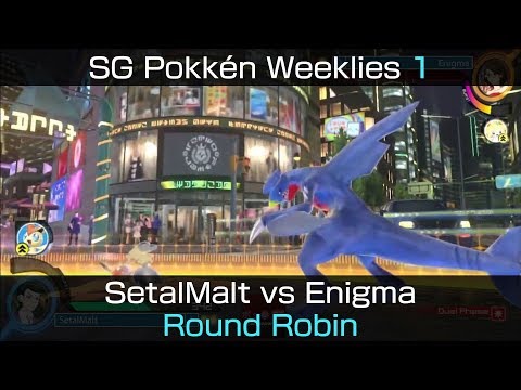 SGPW v. 1 - Pokkén DX Round Robin: SetalMalt (Garchomp) vs. Enigma (Gardevoir, Pikachu Libre)