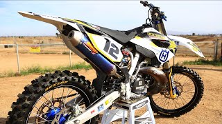 Project 2015 Husqvarna TC 300cc 2 stroke -  Motocross Action 2 stroke Builds