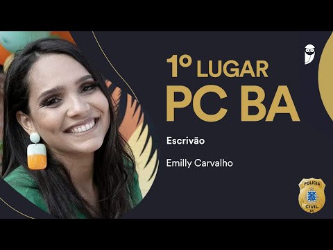 PC BA: Meet Emilly Carvalho, approved in 1st place for the position of Clerk.