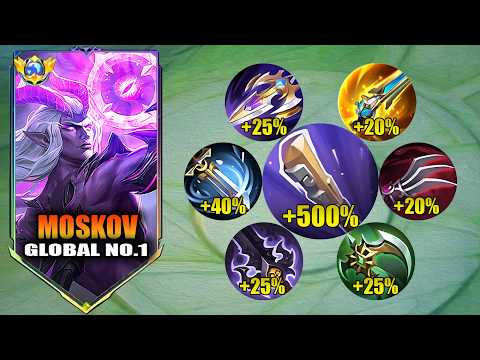 TOP GLOBAL MOSKOV FULL ATTACK SPEED BUILD IS SO BROKEN!! ATK SPEED HACK 2026!!! - MLBB