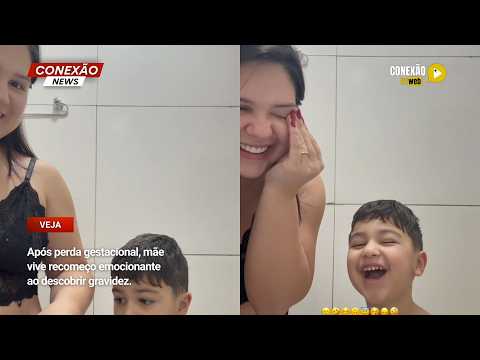 Vídeo: Após perda gestacional, mãe vive recomeço emocionante ao descobrir gravidez.