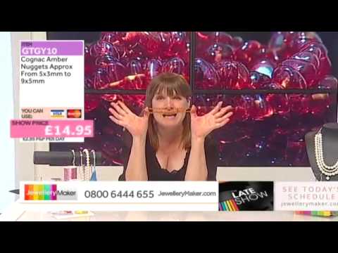 Clear Quartz Graduated Plain Rounds on the JewelleryMaker Late Show 10/8/15