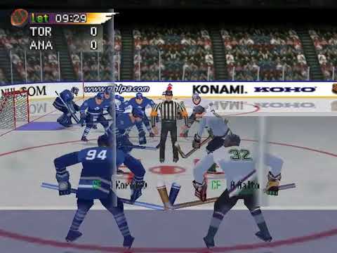 N64 Game Sample Video - NHL Blades of Steel '99 USA