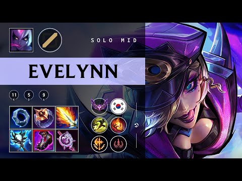 Evelynn Mid vs Sylas - KR Master Patch 25.23