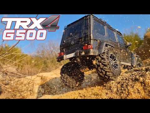 RC Car Benz G Class Rock Crawling :: Traxxas TRX4 G500