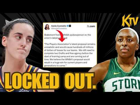 WNBA OWNERS DESTROY WNBPA LATEST CBA OFFER calling it "UNREALISTIC" Caitlin Clark is being SABOTAGED
