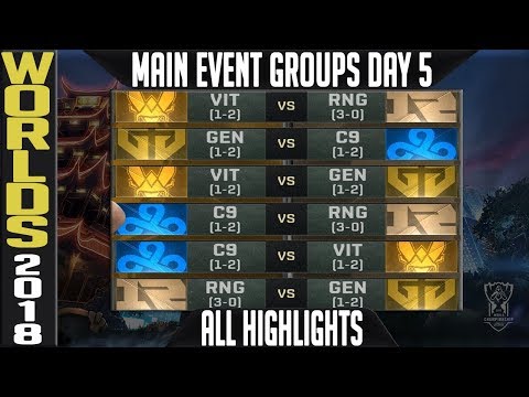 Worlds 2018 Day 5 Highlights ALL GAMES Main Event