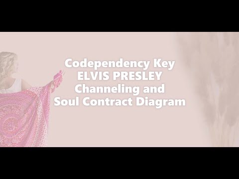 Elvis Presley - Codependency Key - Self Worth - Channeling and Soul Contract Diagram