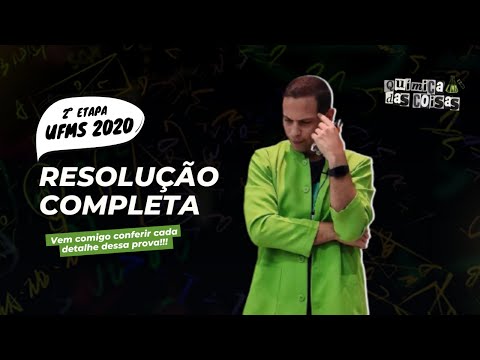 Resolução - PASSE UFMS 2020 (2ª Etapa) | Prof. Rui Medeiros