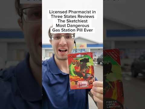 Licensed Pharmacist Reviews the Sketchiest Gas Station Pill Ever! #asmr