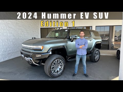 The Ultimate Electric Adventure: 2024 GMC Hummer EV SUV Edition 1 Showcase!