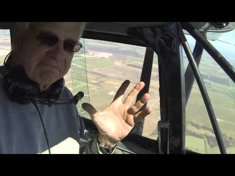 Flying the Stinson 108- 2 in March