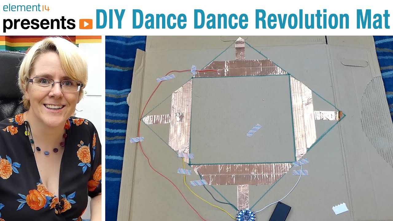 DIY Dance Dance Revolution Mat Episode 471 element14 Community