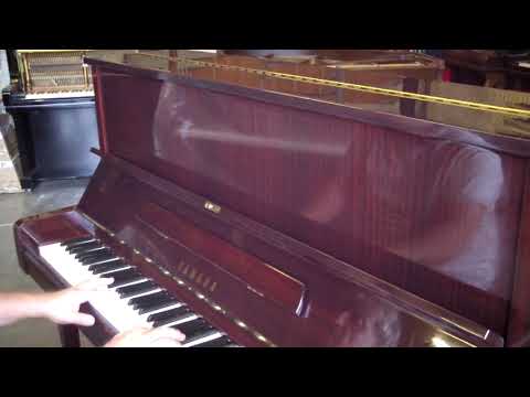 Yamaha U1 upright piano pristine condition image 6