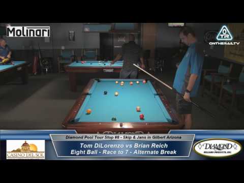 2016 DPT 8 Ball - Tom DiLorenzo vs Brian Reich