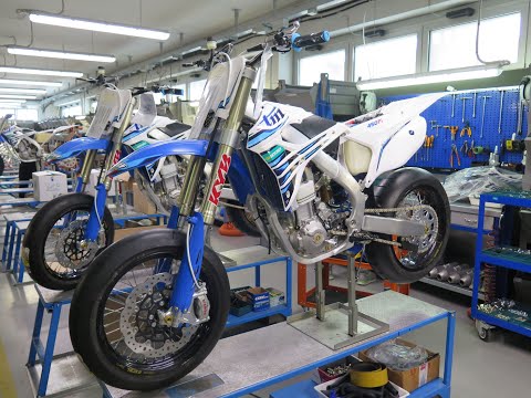 TM Racing Factory Tour - Part 4 (of 5) (bike assembly, race shop)