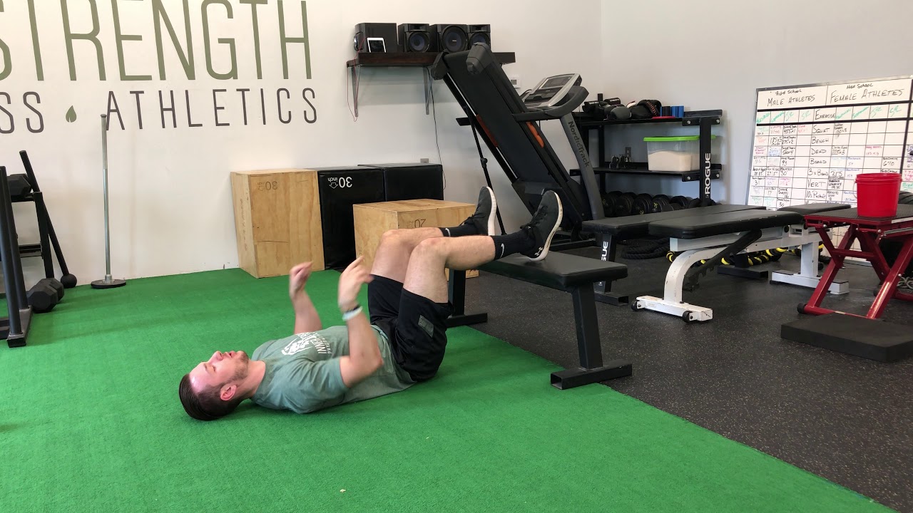 Feet Elevated Glute Bridge