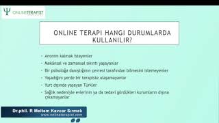Online Terapist - Online Terapi nedir?
