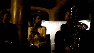 TIGER RAG Joan Chamorro bass sax quartet & Andrea Motis