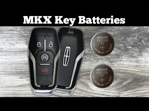 2016 - 2018 Lincoln MKX Key Fob Battery Replacement - How To Change Or Replace Remote Fob Batteries