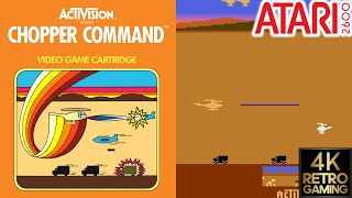 Chopper Command Atari 2600 4k Gameplay