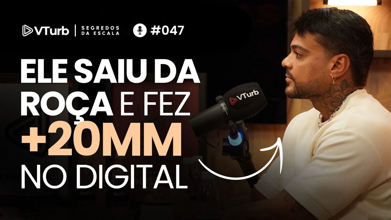 Da Roça A +8D Vendendo Infoprodutos No Exterior | Marcio Araujo - Segredos da Escala #047