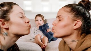 Her reaction when we kiss *funny*  | Sam&amp;Alyssa |