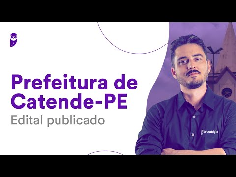 Concurso Prefeitura de Catende PE: Edital publicado