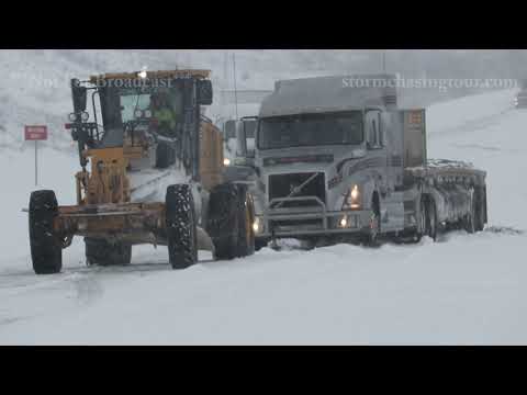 12-15-2020 - Heavy Snow Closes Highway 412 in Northwest Oklahoma