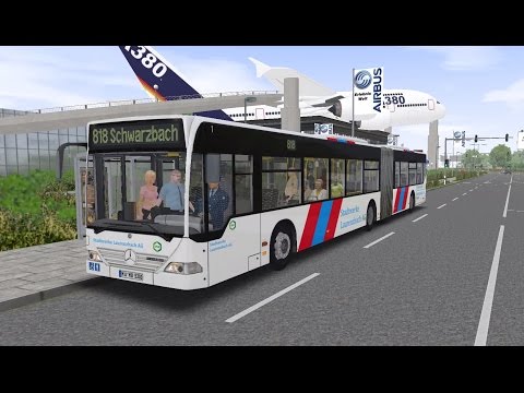 OMSI 2. Ahlheim & Laurenzbach, Line 818, Mercedes-Benz O530G