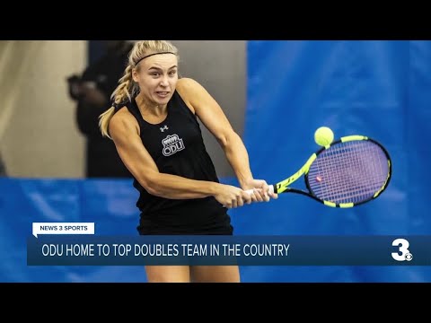 ODU women's tennis duo of Sasnouskaya and Starodubtseva ranked No. 1 in ITA Doubles Ranking