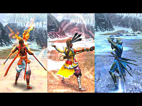 Basara Samurai Heroes - All Basara Attacks