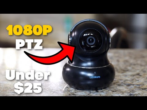 Litokam 1080p PTZ Indoor Security Camera For Any Budget! Under $25